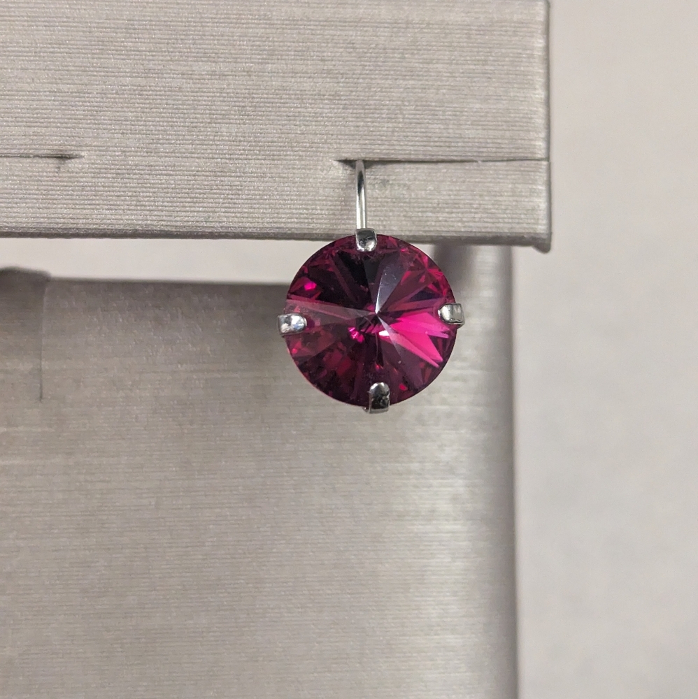 Sabika Fuchsia/Pink SINGLE earring